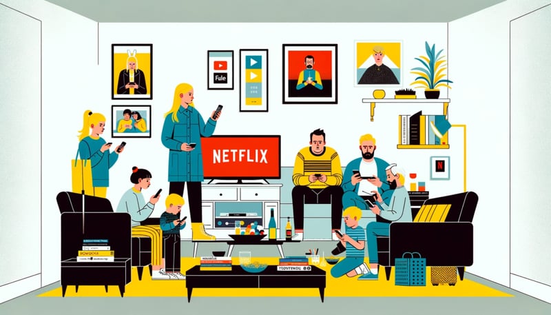 Image of a family impacted by the dynamic and changing TV and AV Consumer Evolution And Overcoming Cross-Media Measurement Challenges​