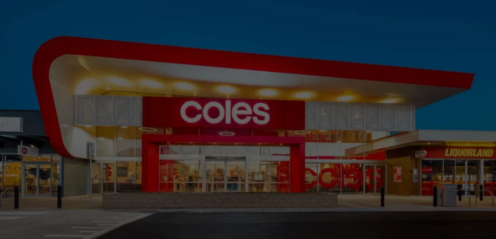 Image of the brand Coles with Cole's white logo